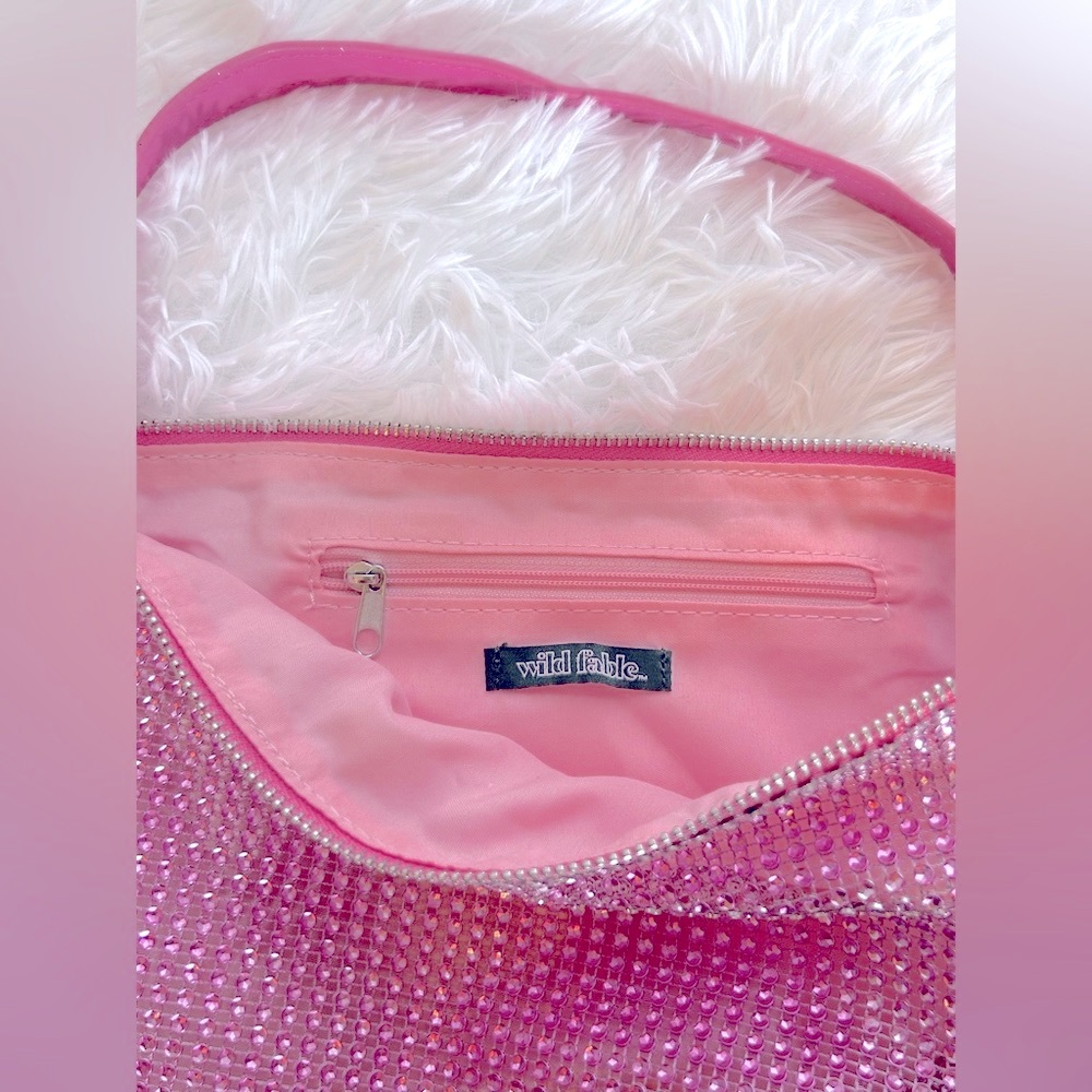 Wild Fable Pink Shoulder Bag with Metallic Finish - Picture 4 of 5